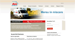 Desktop Screenshot of duodistributie.ro